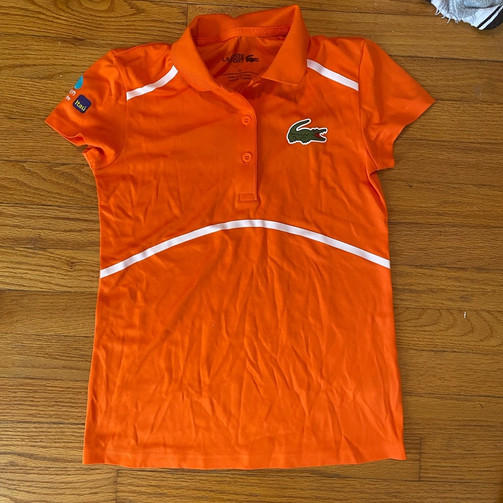 Lacoste Kids Orange Polo Shirt